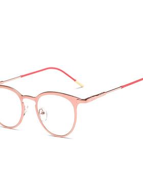 2025新款青少年平光镜光学眼镜架新颜色金属男女同款眼镜080定制