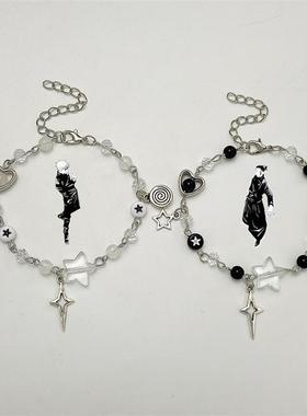 Spicy girl punk hollowed bracelet couple best friend bangle