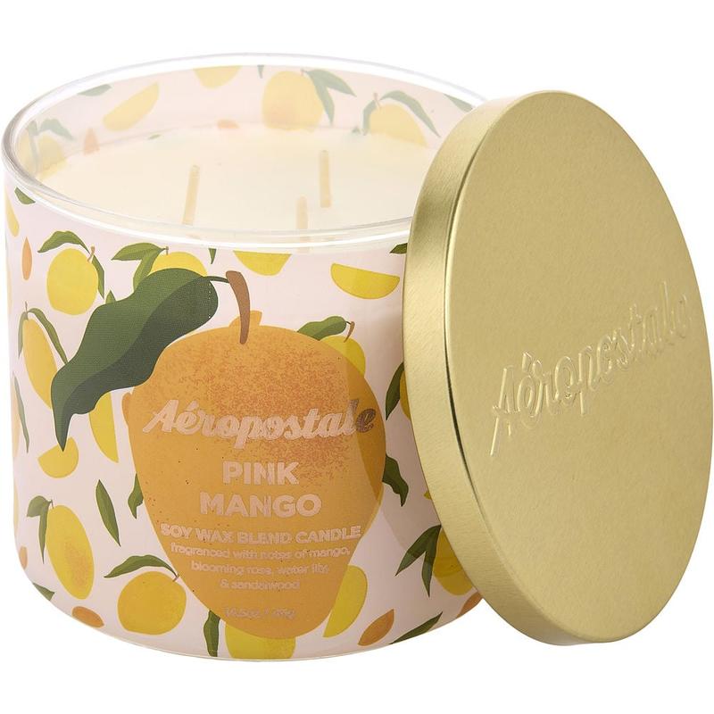 AEROPOSTALE PINK MANGO; SCENTED CANDLE 14.5 OZ-图0