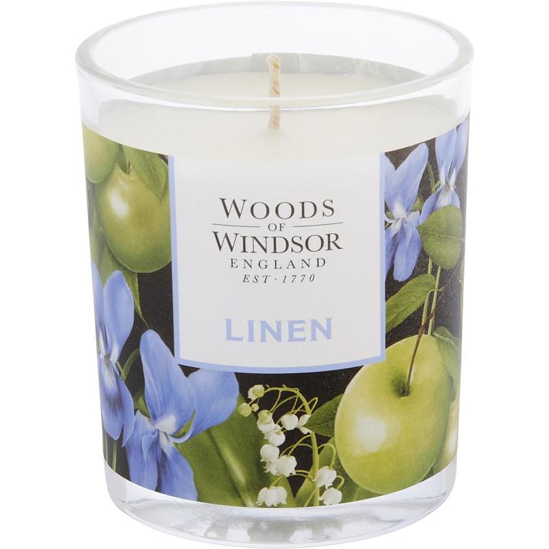 WOODS OF WINDSOR LINEN; SCENTED CANDLE 5 OZ - 图0