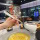Buffet meal picking spoon shared spoon