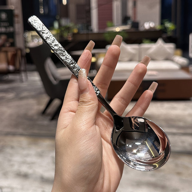 304 stainless steel round head more eating spoon spoon