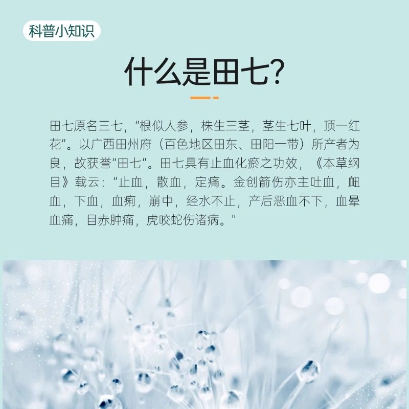 田七经典牙膏国货正品草本清火植萃牙膏防蛀护齿护龈清新口气120g