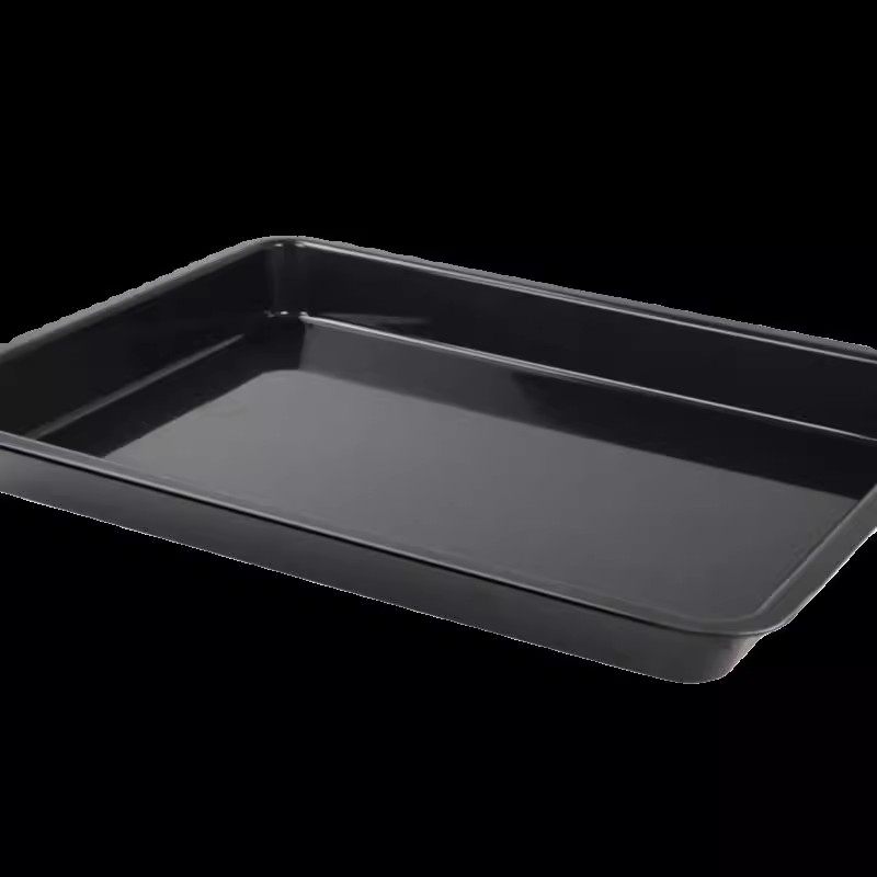 Supermarket cold fresh meat display tray black plastic freezer cold fresh meat tray thickened pork tray display tray
