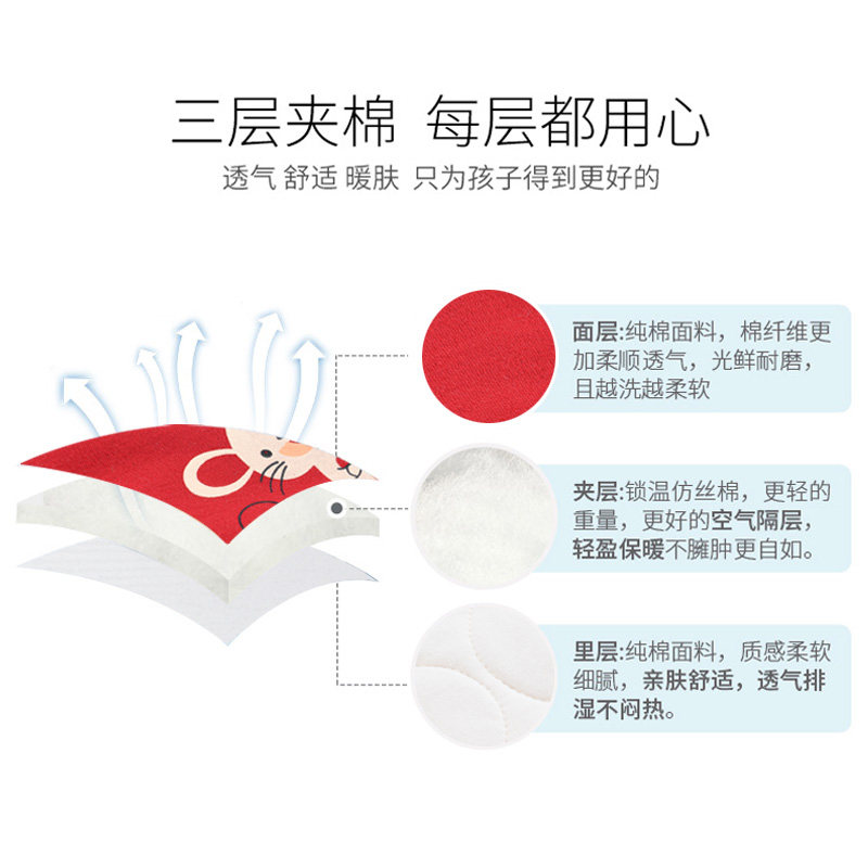 婴儿衣服秋冬套装初生刚出生礼盒 棉小果婴儿礼盒