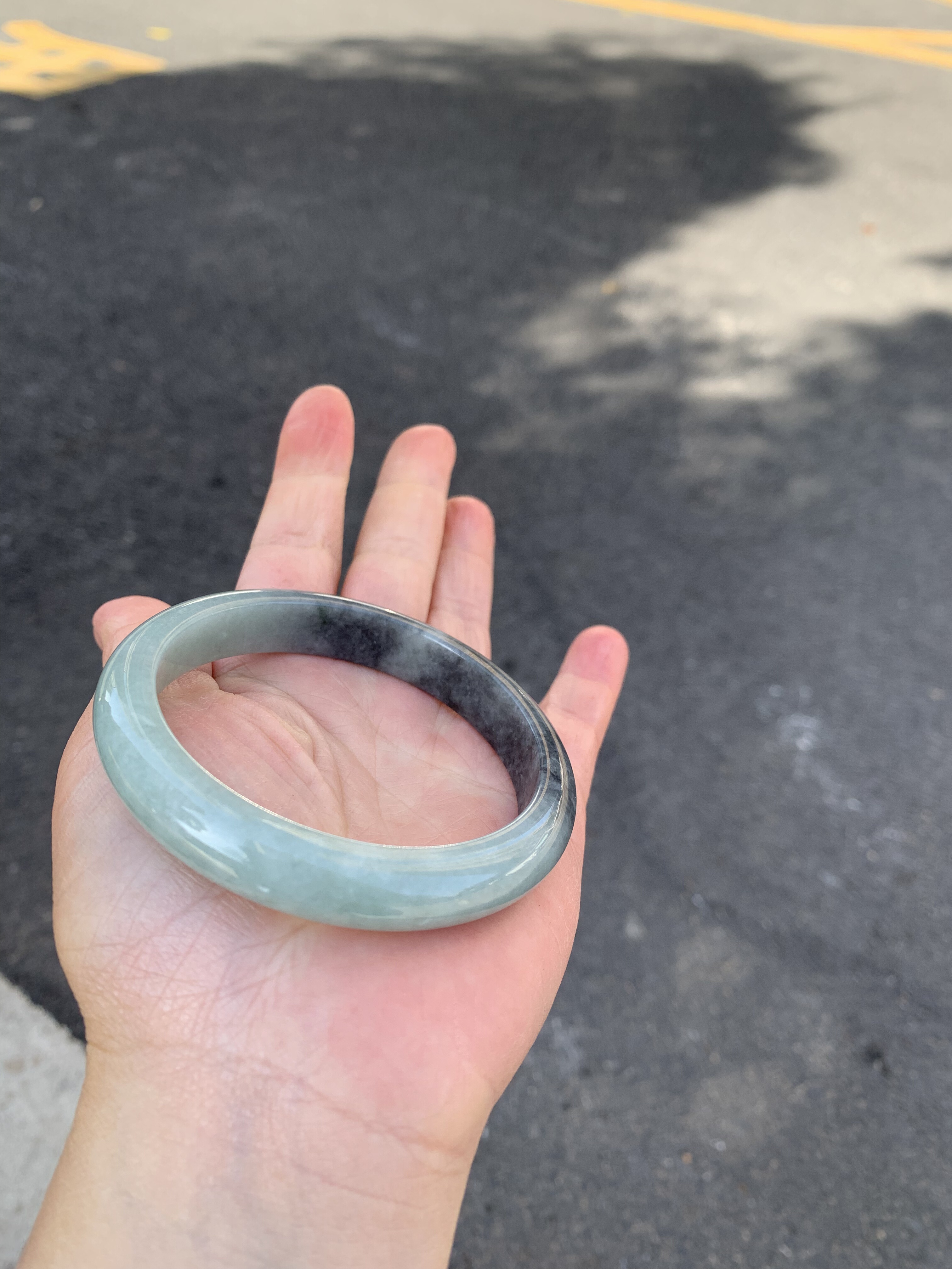 59.5-11.5-7.5缅甸纯天然A货翡翠半山半水半绿半黑特色证书966,淘宝优惠券,粉丝福利购,淘宝优惠卷