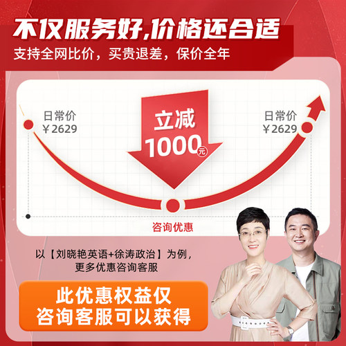 刘晓艳2027考研英语一二网课刘晓燕全程班保命班徐涛腿姐课程学丞 - 图1