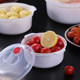 Huibo oven steaming, microwave oven special utensil steamer plastic box fresh box instant noodles bowl heated container rice