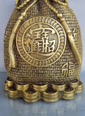 精工纯铜摆件招财风水存钱罐