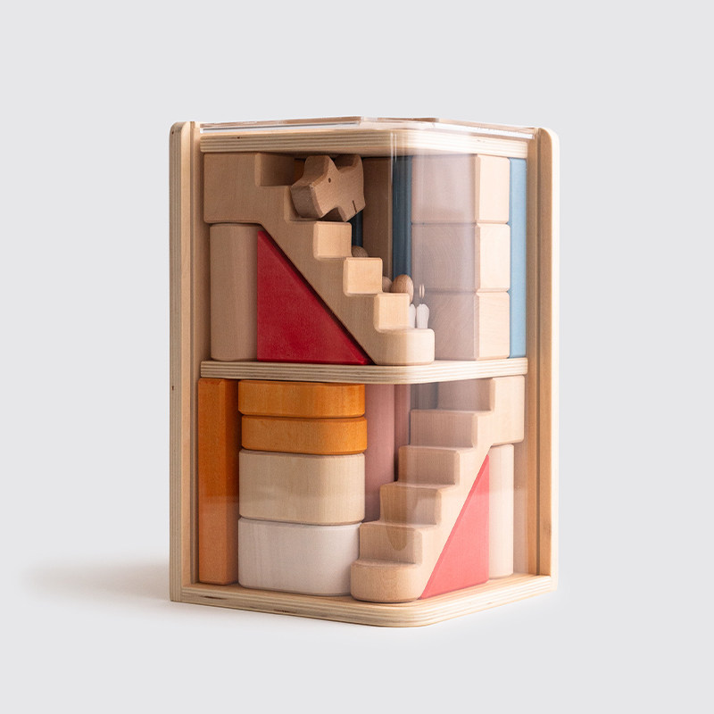 AVDAR儿童积木益智玩具层层墅拼装实木城堡男女孩大颗粒拼图积木,淘宝优惠券,粉丝福利购,淘宝优惠卷