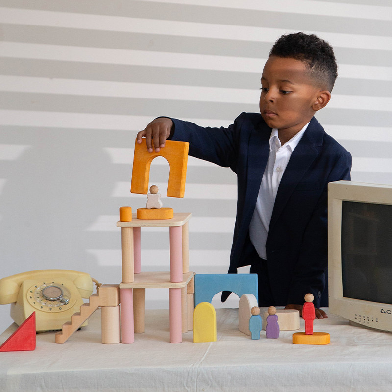 AVDAR儿童积木益智玩具层层墅拼装实木城堡男女孩大颗粒拼图积木,淘宝优惠券,粉丝福利购,淘宝优惠卷