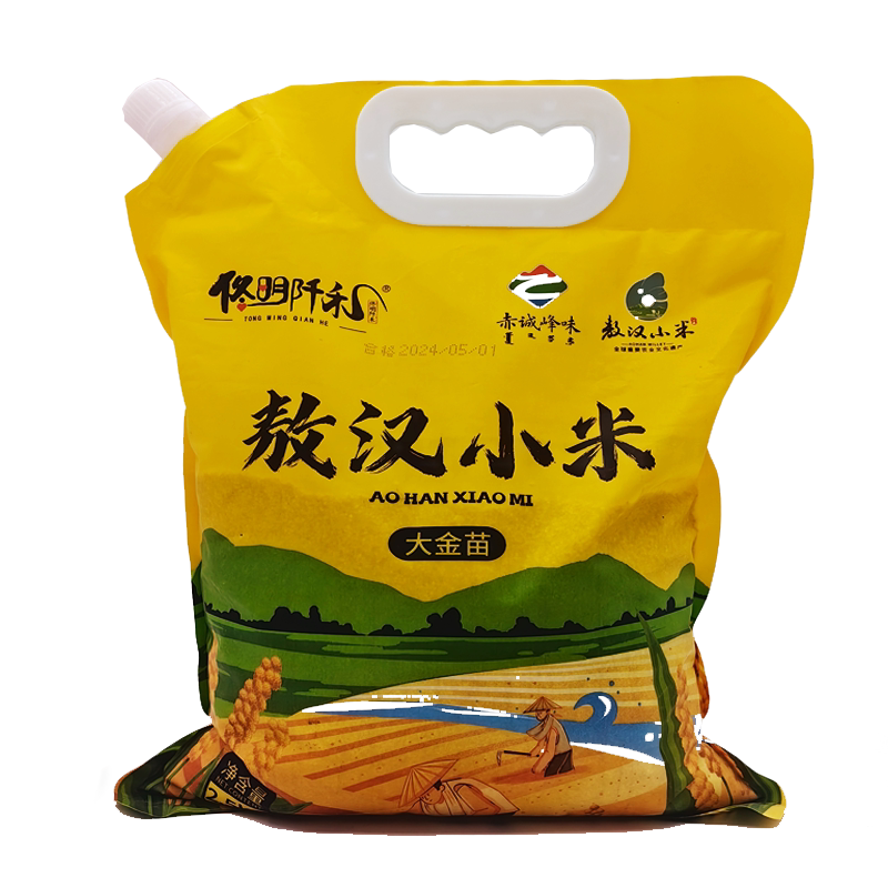 黄小米粥小黄米新米5斤2026年敖汉新小米糯东北农家食用五谷杂粮