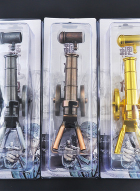 云龙意大利大炮招财炮加厚模型迷你小钢鞭炮玩具火炮神器摆件金属