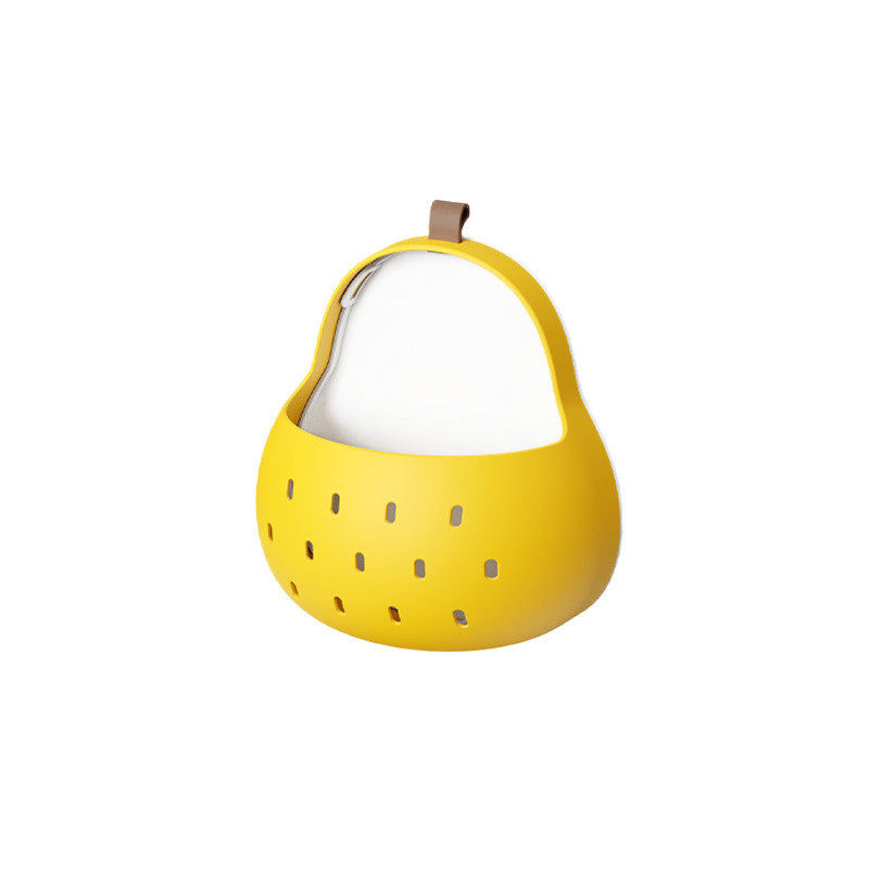 趣味卡通创意秋月梨免打孔磁吸无痕贴收纳盒筷子厨具沥水篮卫生间,淘宝优惠券,粉丝福利购,淘宝优惠卷