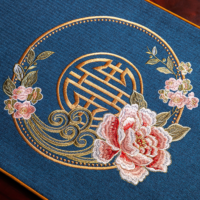 中式桌旗禅意轻奢餐桌茶几桌垫布茶席垫子茶台茶旗茶桌布长条定制,淘宝优惠券,粉丝福利购,淘宝优惠卷