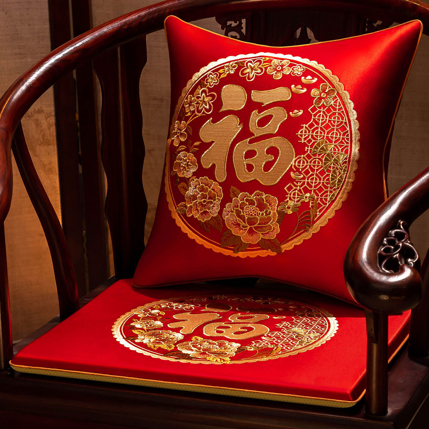 中式椅垫坐垫绣花高档红木椅子垫实木沙发坐垫茶桌圈椅太师椅座垫,淘宝优惠券,粉丝福利购,淘宝优惠卷