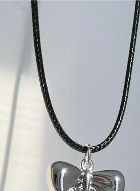 银色百搭少女风纯欲小众锁骨链