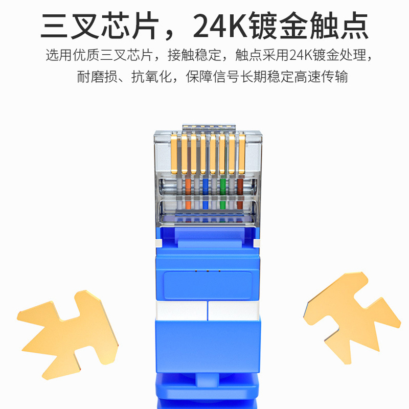 网线家用宿舍超六6类千兆高速5电脑路由器20米成品网络连接宽带线