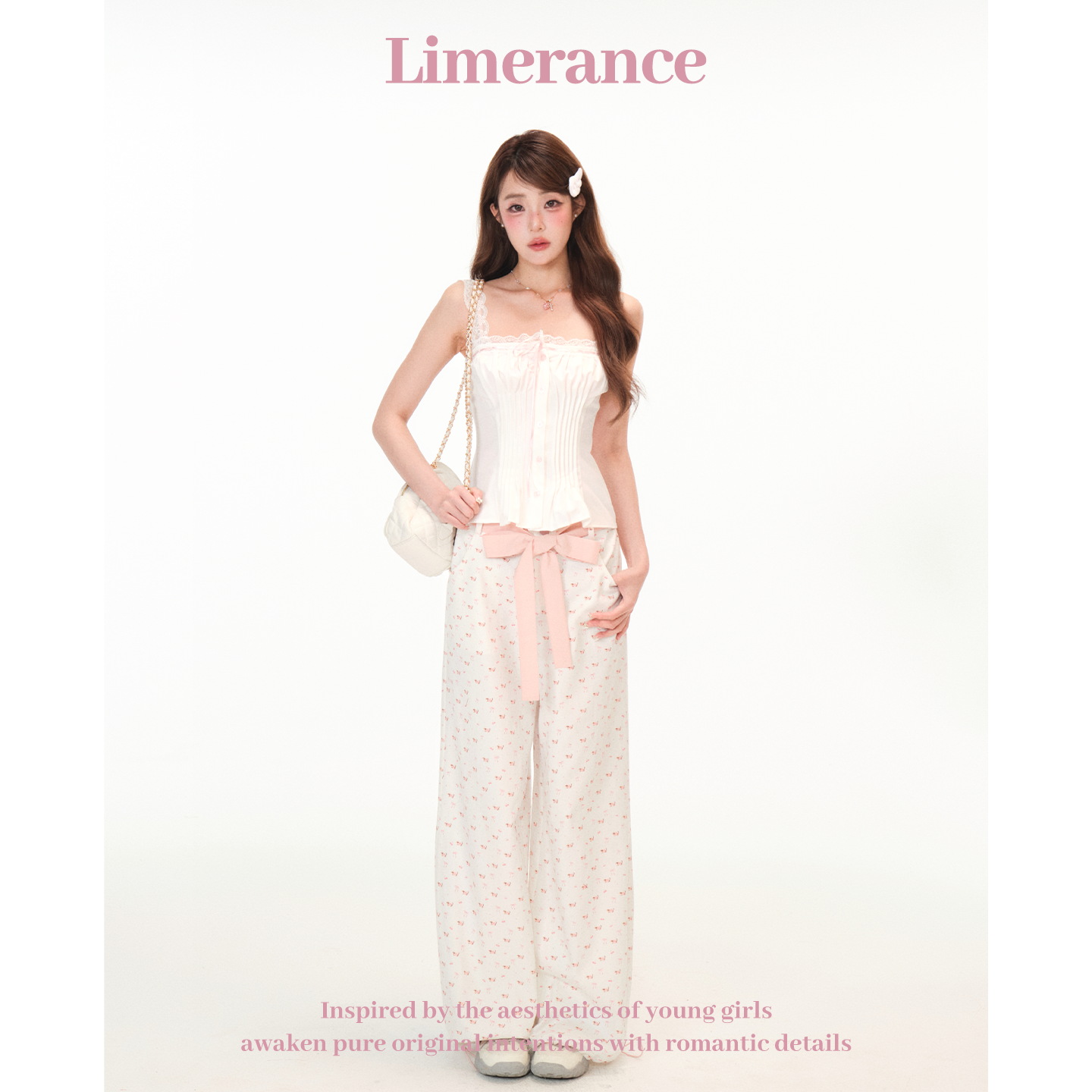 甜梨呆呆 天使羽翼 夏季套装女吊带+背心上衣+工装休闲裤三件套女,淘宝优惠券,粉丝福利购,淘宝优惠卷