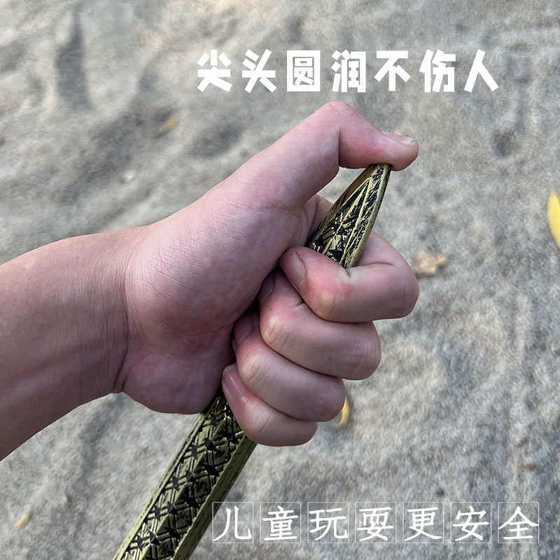 越王勾践剑1比1宝剑儿童玩具刀男孩古代帝王剑冷兵器软胶龙泉剑PU - 图1