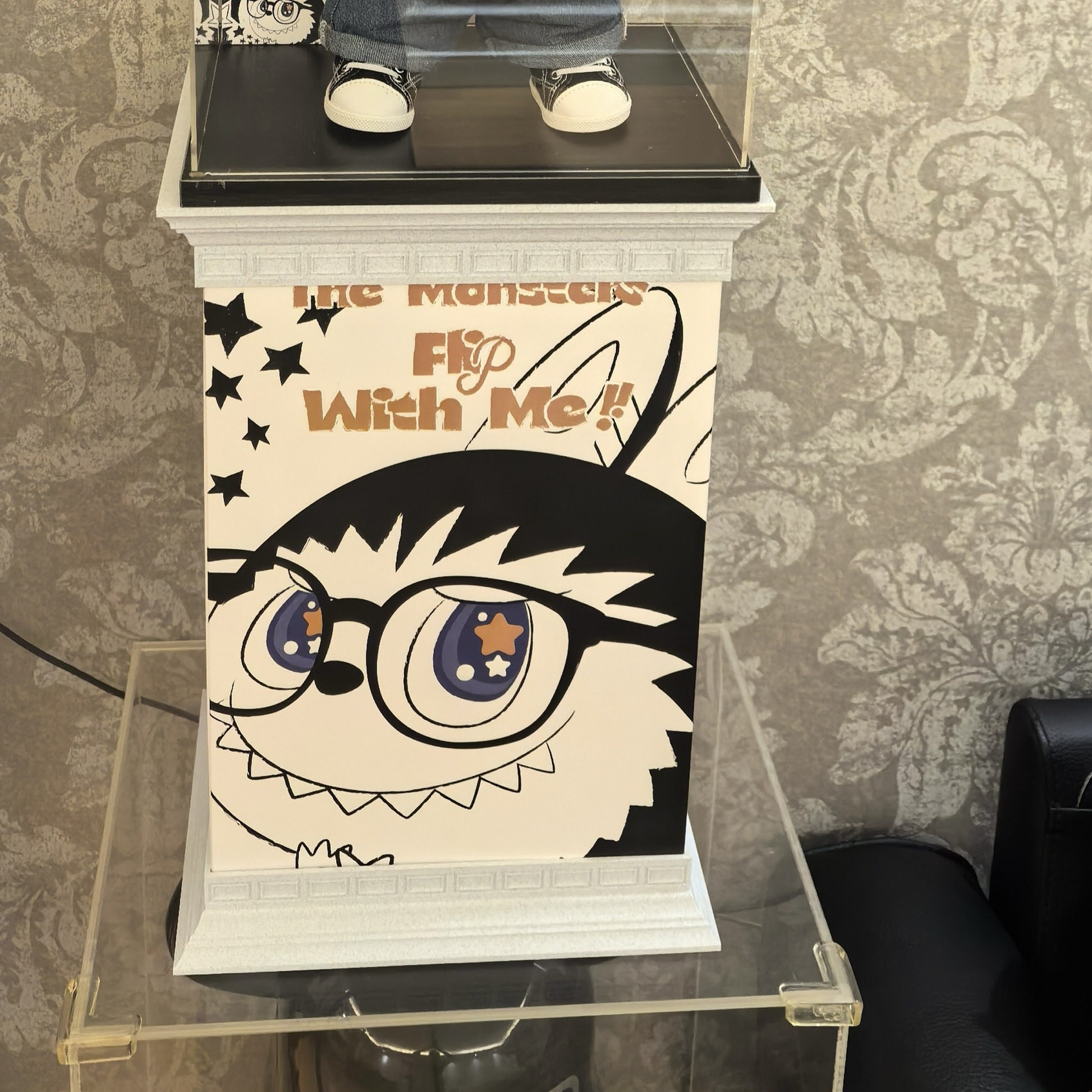 3D打印罗马柱底座适用于LABUBU拉布布ROCK大娃大夏日展示台防尘罩,淘宝优惠券,粉丝福利购,淘宝优惠卷