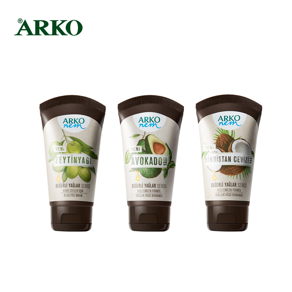 arko 3支装保湿润养防干裂护手霜 arko海外护手霜