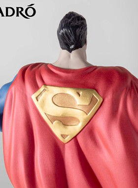 LLADRO雅致 DC漫画超人 限量桌面装饰手办客厅高档摆件礼物