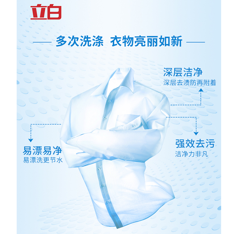 立白超洁清新大袋家庭装整箱洗衣粉 立白飞搏洗衣粉