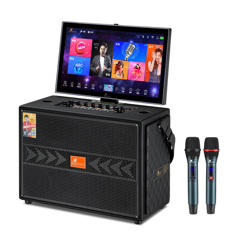 丹唛仕K-860户外音响带显示屏幕便携式KTV音箱声卡直播K歌一体机,淘宝优惠券,粉丝福利购,淘宝优惠卷