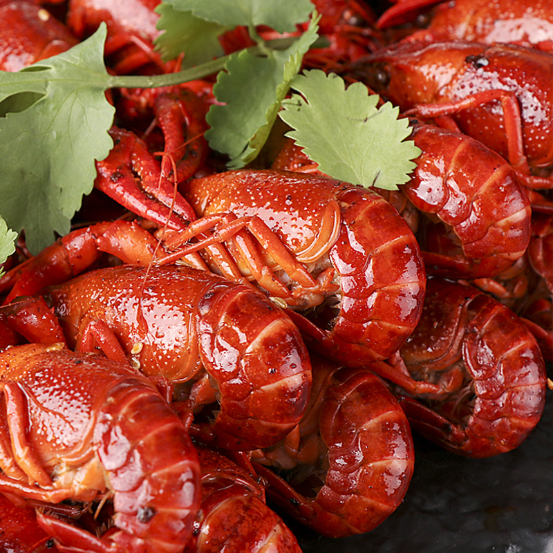 鲜厨神旗舰店【5月新虾】盱眙麻辣十三香小龙虾蒜蓉加热即食4-6钱2斤 活虾现做2