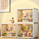 PET high-transparent step-type blind box storage rack