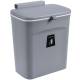 Wall mounted kitchen trash can with lid