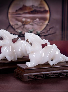 天然玉石貔貅公司开业恭贺礼品