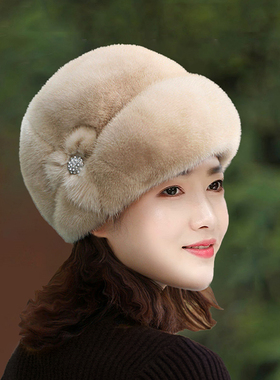帽子老太太中老年人妈妈奶奶