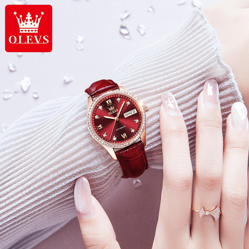 2021年新款瑞士正品名牌女士机械表 卡麦仕国产腕表