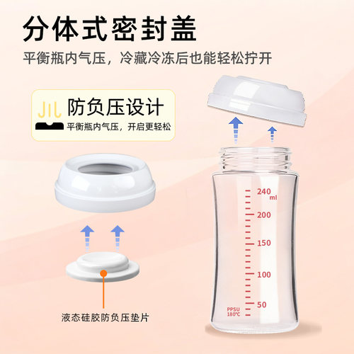 DIFKING改造储奶盖适配于贝亲奶瓶盖配件盖帽盖子防尘奶嘴密封盖 - 图1