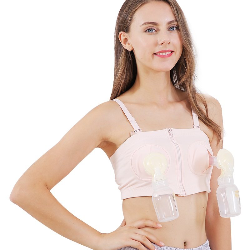 免手扶吸奶哺乳多种配美德乐文胸 difking哺乳文胸