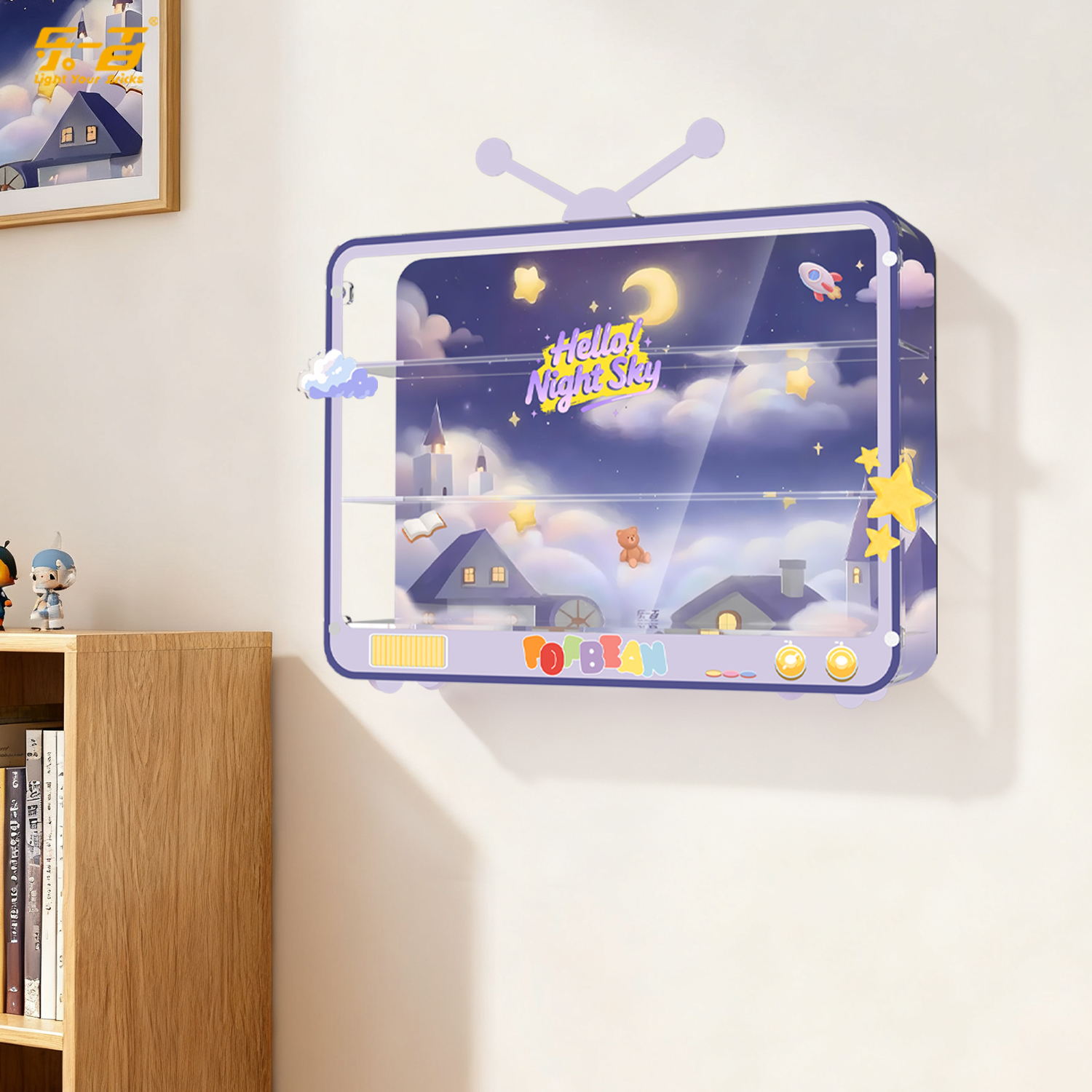 Suitable for Moepie Good Night Night Figure Storage Display Box