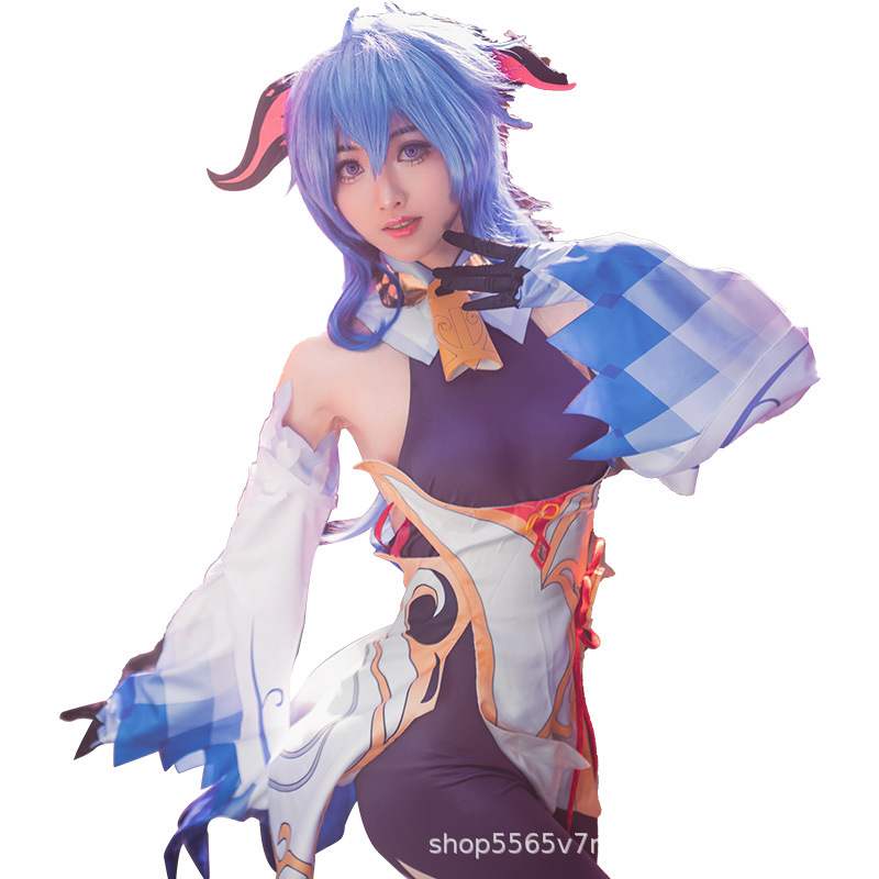 原神cos服甘雨cos游戏套装cosplay服装女甘雨连体袜全套衣服 - 图3