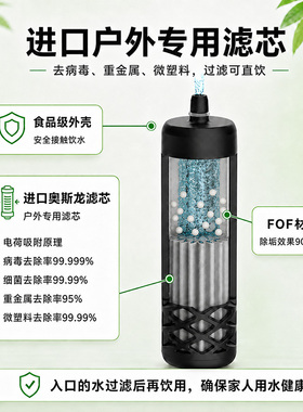 桶装水过滤器去病毒去重金属户外
