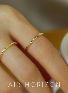 -高级百搭AIRHORIZON戒指锆石