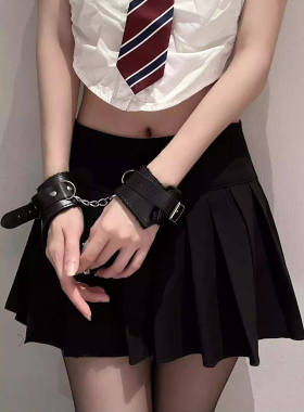 情侣夫妻轻奢皮质手镯手链手铐