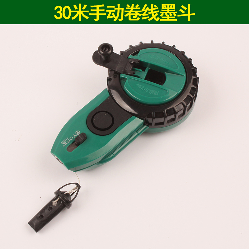 高档1墨/3汁米自动卷线墨斗 y 50F打线器 划线器木工工具划线奢华 - 图0