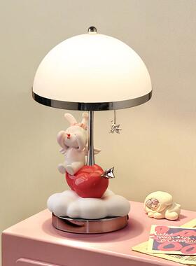 兔子台灯摆件结婚礼物送新人婚房布置装饰床头灯生日七夕礼物女生