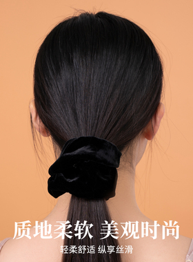 真丝大肠发圈桑蚕丝复古