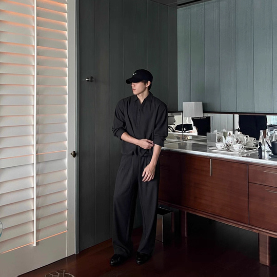 DieFassung新贵静奢老钱风亚麻Polo衬衫商务休闲性张力高级感上衣