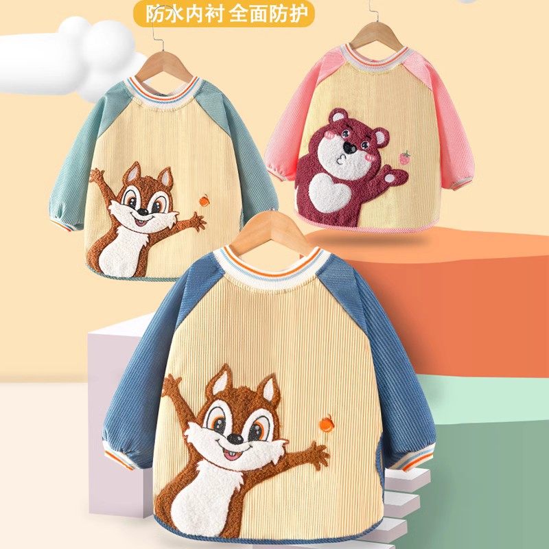 宝宝罩衣男女防水防脏饭兜秋冬季儿童反穿衣小孩吃饭护衣婴儿围兜,淘宝优惠券,粉丝福利购,淘宝优惠卷