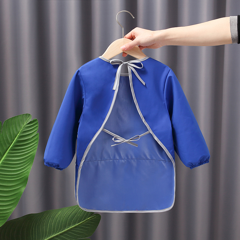 Autumn and winter waterproof and dirt-proof long-sleeved outer wear painting clothes for eating
