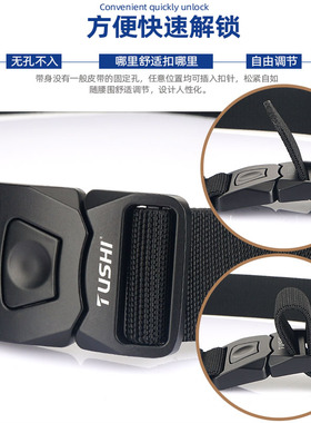多功能休闲风工装帆布皮带