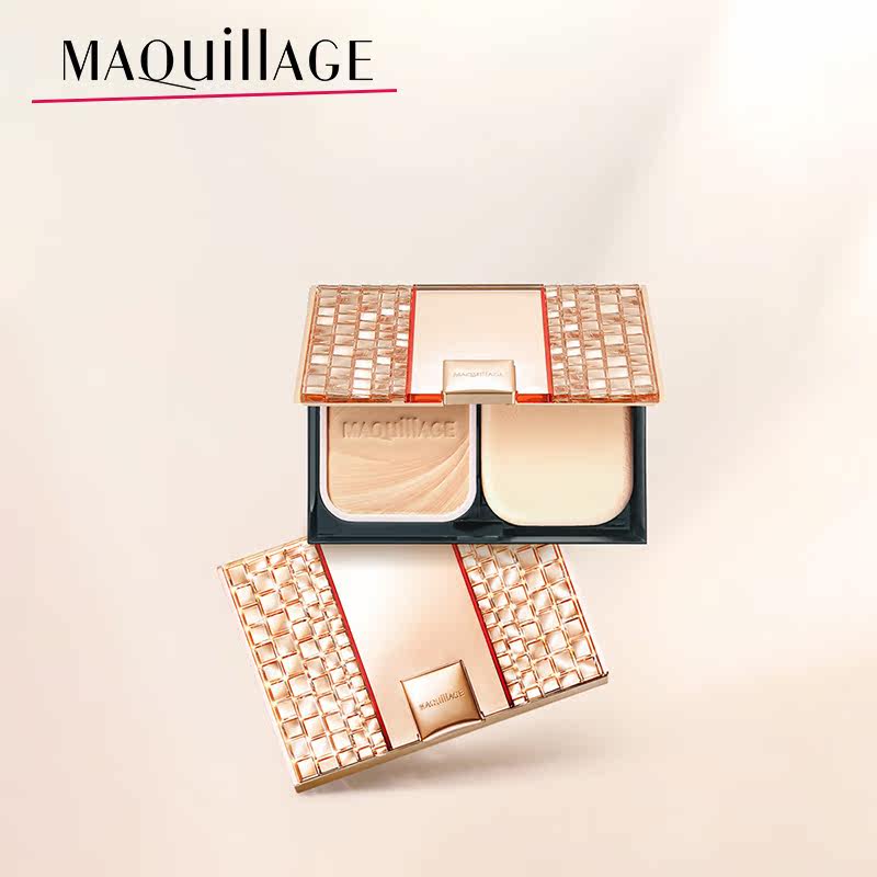 【林珊珊推荐】资生堂心机彩妆uv粉饼 MAQuillAGE心机彩妆海外粉饼